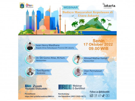 Yuk! Ikuti Webinar Budaya Masyarakat Kepulauan di Utara Jakarta