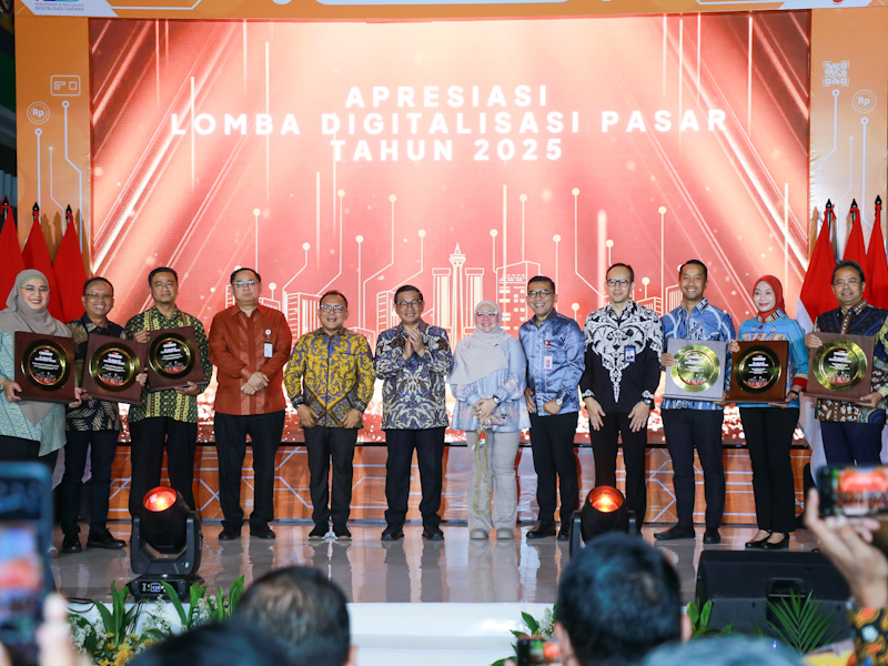 Lomba Digitalisasi Pasar Naikkan Transaksi Non Tunai hingga 47 Persen