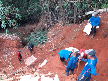 Perbaikan Tebing Longsor di Jagakarsa Rampung Tiga Bulan