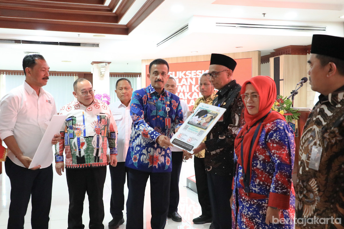 Acara program Bulan Dana PMI Jakarta Selatan