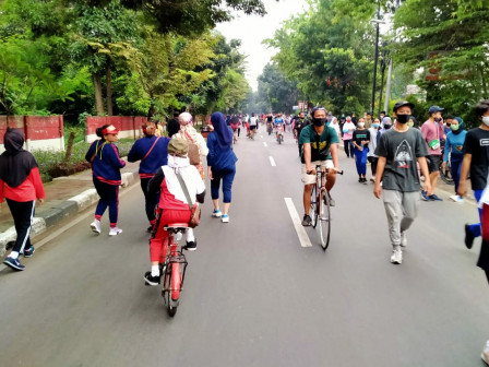 16.500 Warga Nikmati Jalan Bina Marga untuk Berolahraga