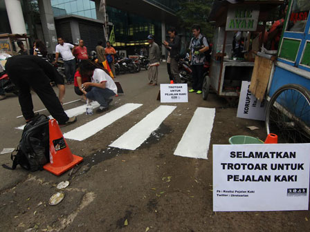 Zebra Cross di Jl Baturaja Langgar Aturan