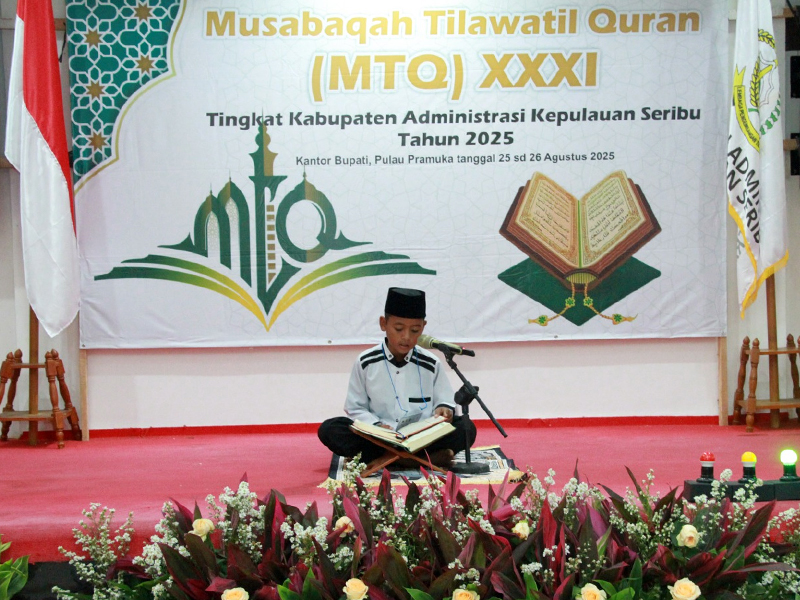  MTQ Tingkat Kabupaten Kepulauan Seribu Tahun Ini Diikuti 60 Peserta