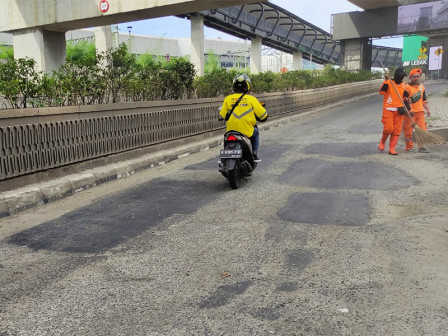 Tujuh Titik Jalan Rusak di RA Kartini Telah Diperbaiki