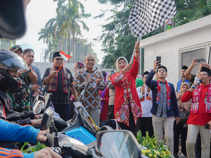 Dinas PPAPP Ikuti Kirab Bangga Kencana Meriahkan Peringatan Harganas 2025