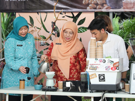 DWP DKI Gelar Pelatihan Barista di Flona 2024 