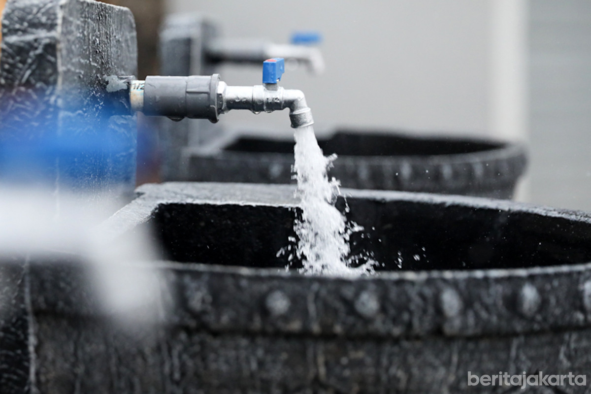 Ilustrasi akses air bersih