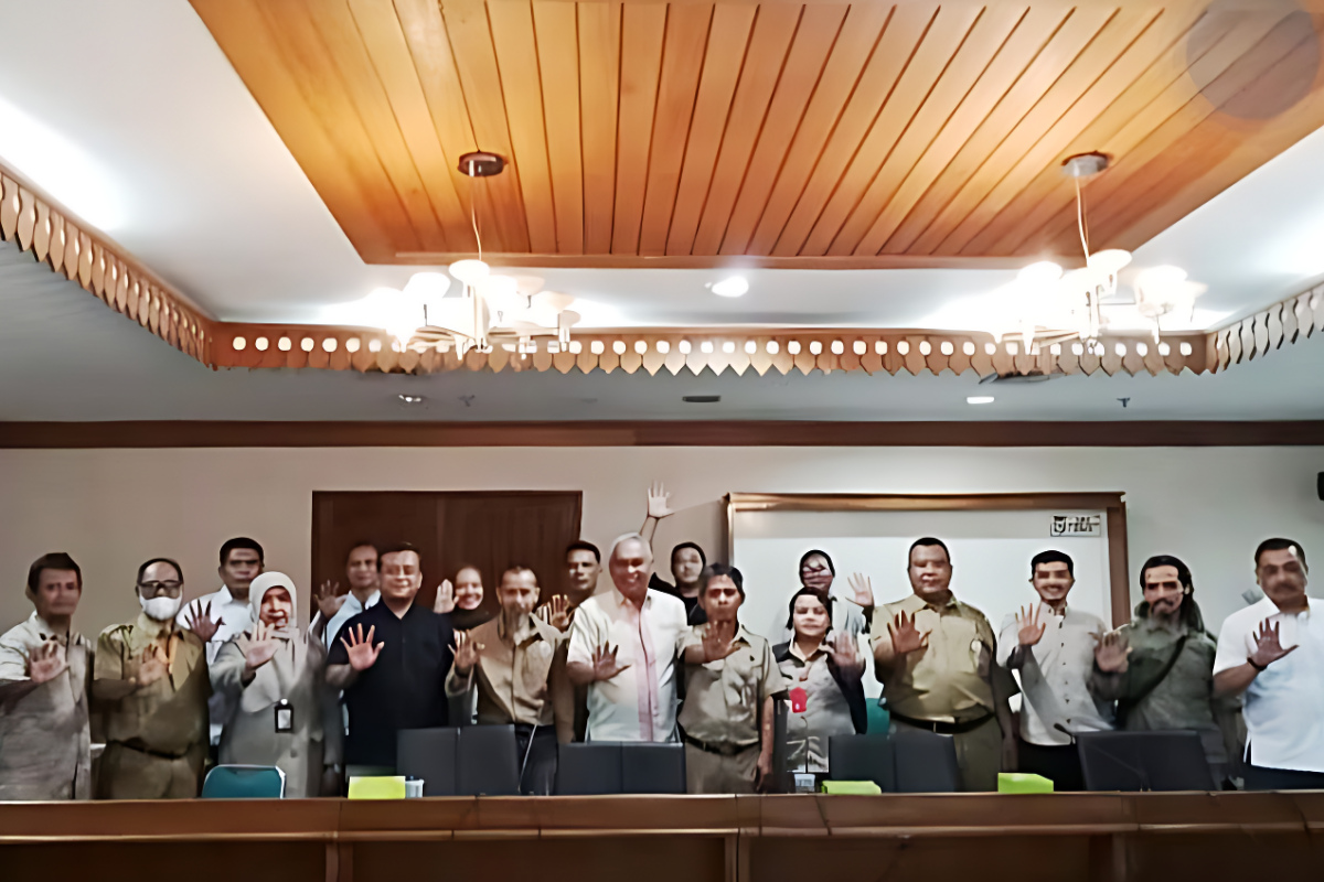 Audiensi Pengurus kota FPTI dengan jajaran Pemkot Jakarta Timur