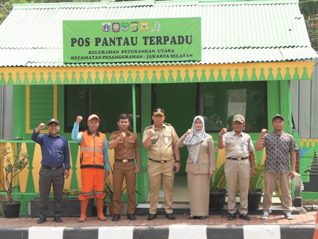 Tingkatkan Keamanan, Kelurahan Petukangan Utara Bangun Pos Pantau Terpadu 