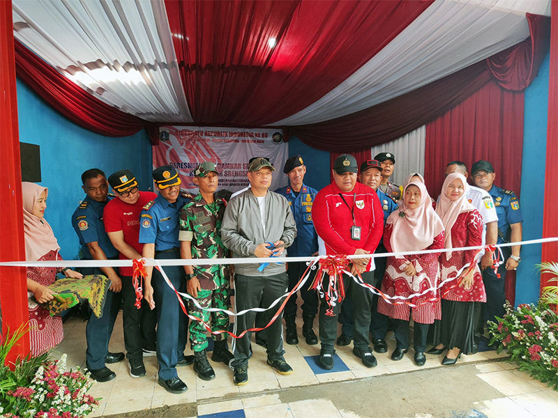 Pos Gulkarmat Kelurahan Srengseng Diresmikan