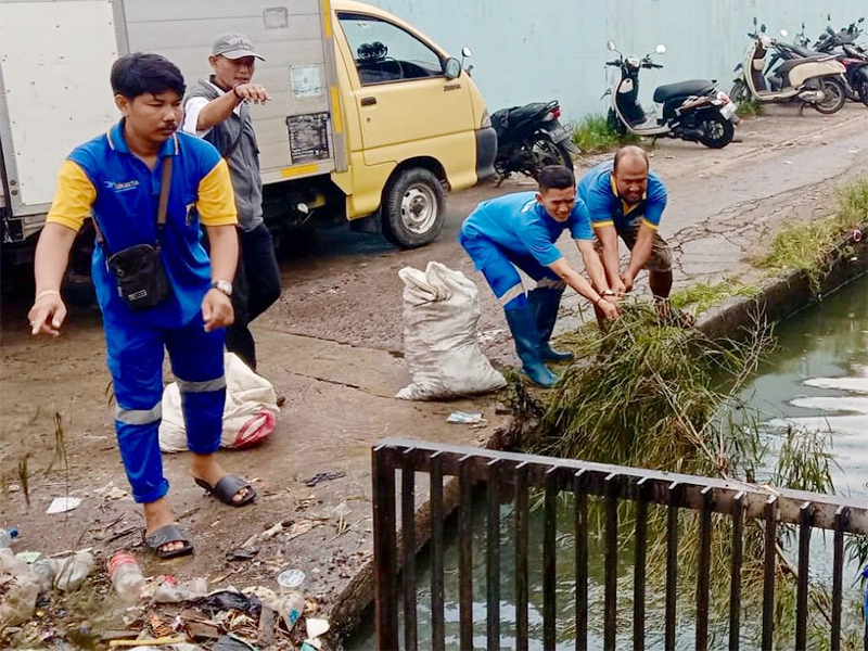 Genangan di RW 01 Kapuk Muara Surut Total