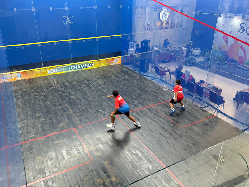 Atlet Dalam dan Luar Negeri Berkompetisi di Jakarta Squash Open 2025