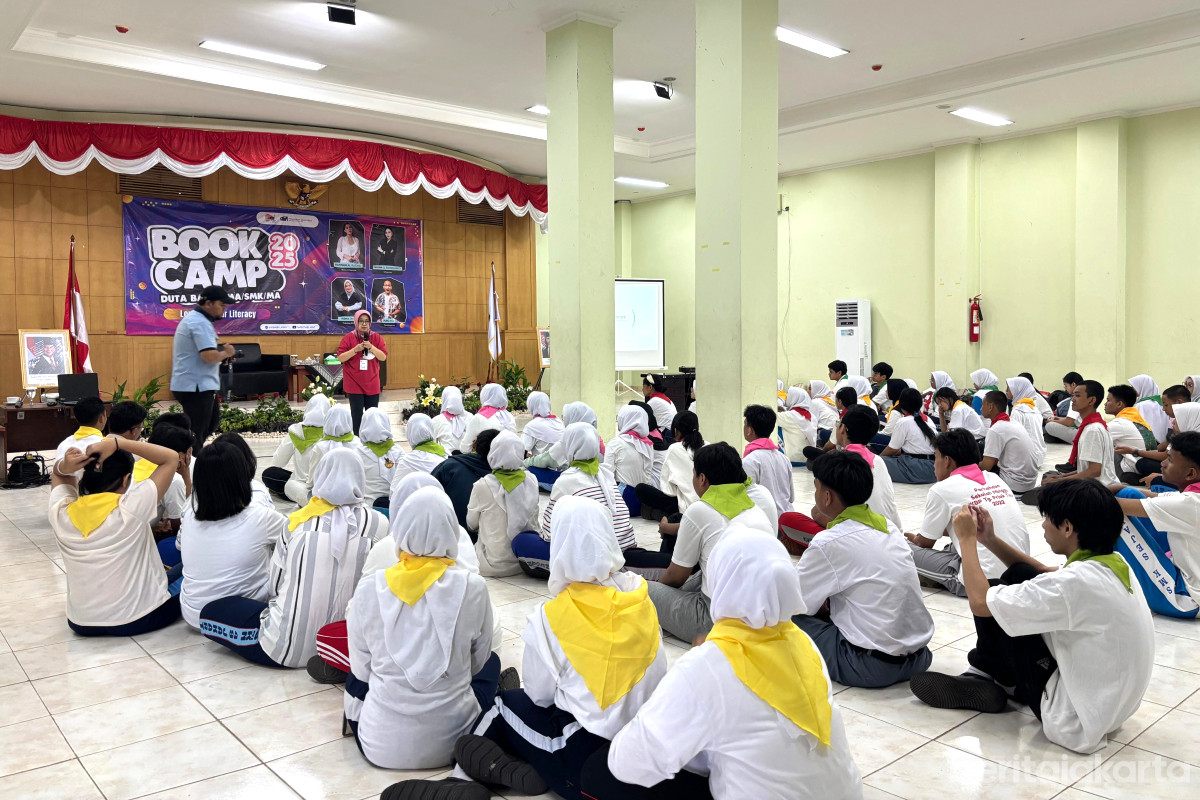 Pusip Jakarta Utara mengadakan kegiatan Book Camp 2025