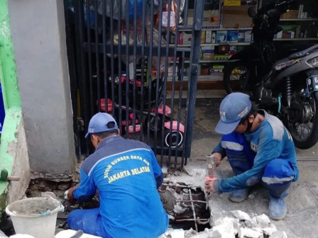 Perbaikan Saluran di Jalan Pedurenan Masjid V Rampung