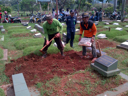 11 Makam Fiktif di Menteng Pulo Dibongkar