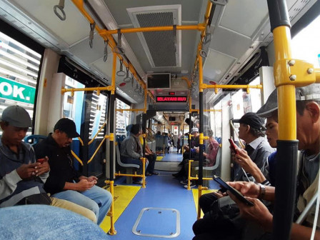 Layanan Transjakarta Tetap Beroperasi Normal