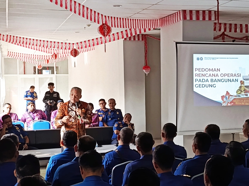 75 Satgas Gulkarmat Jaktim Ikuti Bimtek Renops