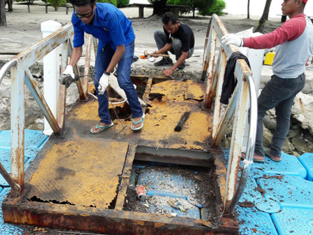 5 Jembatan Dermaga Apung Di Pulau Seribu Diperbaiki