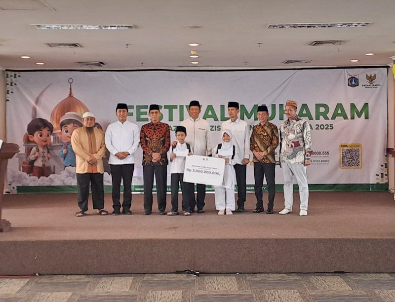 Baznas Bazis DKI Serahkan Santunan Bagi 3000 Anak di Festival Muharam 2025 