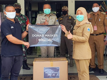 1.000 Masker Bantuan Akan di Berikan ke Warga di Kelurahan Wijaya Kusuma