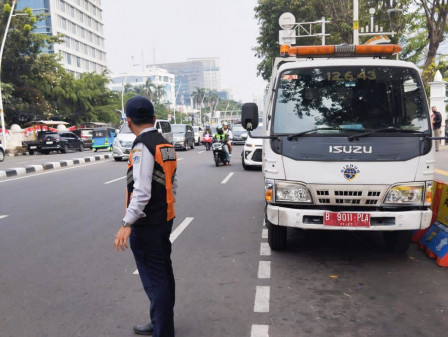 Sudin Perhubungan Kerahkan 124 Personel di 15 Ruas Jalan 