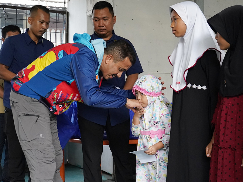Pemkot Jaksel Santuni 40 Yatim dan Dhuafa di Kelurahan Bintaro