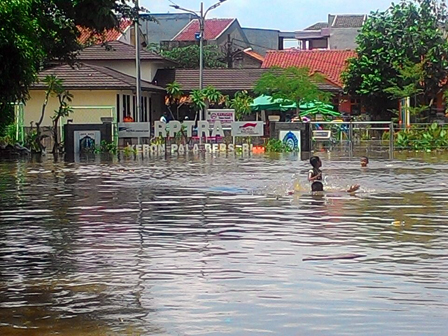 Kali Cipinang Meluap, RPTRA Kebon Pala Tergenang