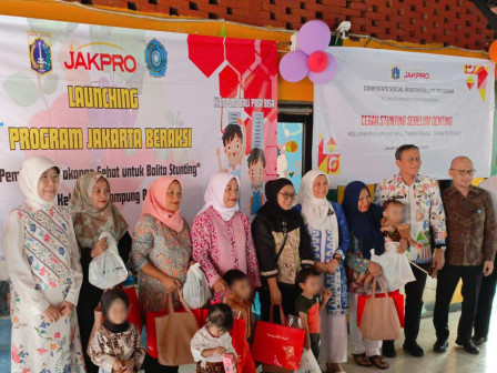 Program Bapak Asuh Anak Stunting di Jakpus Jangkau 292 Baduta 