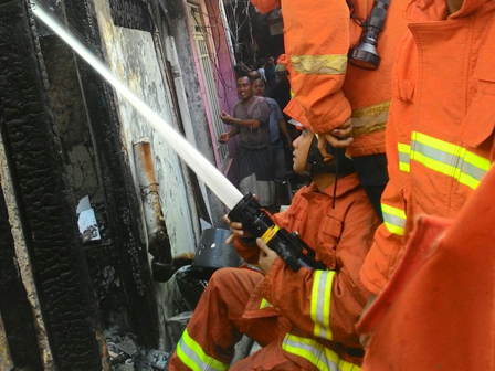 Korban Kebakaran Petamburan Masih di Pengungsian 