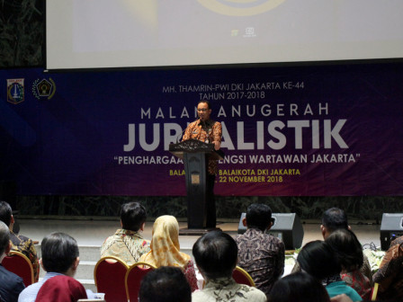 Gubernur Hadiri Malam Anugerah Jurnalistik MH Thamrin