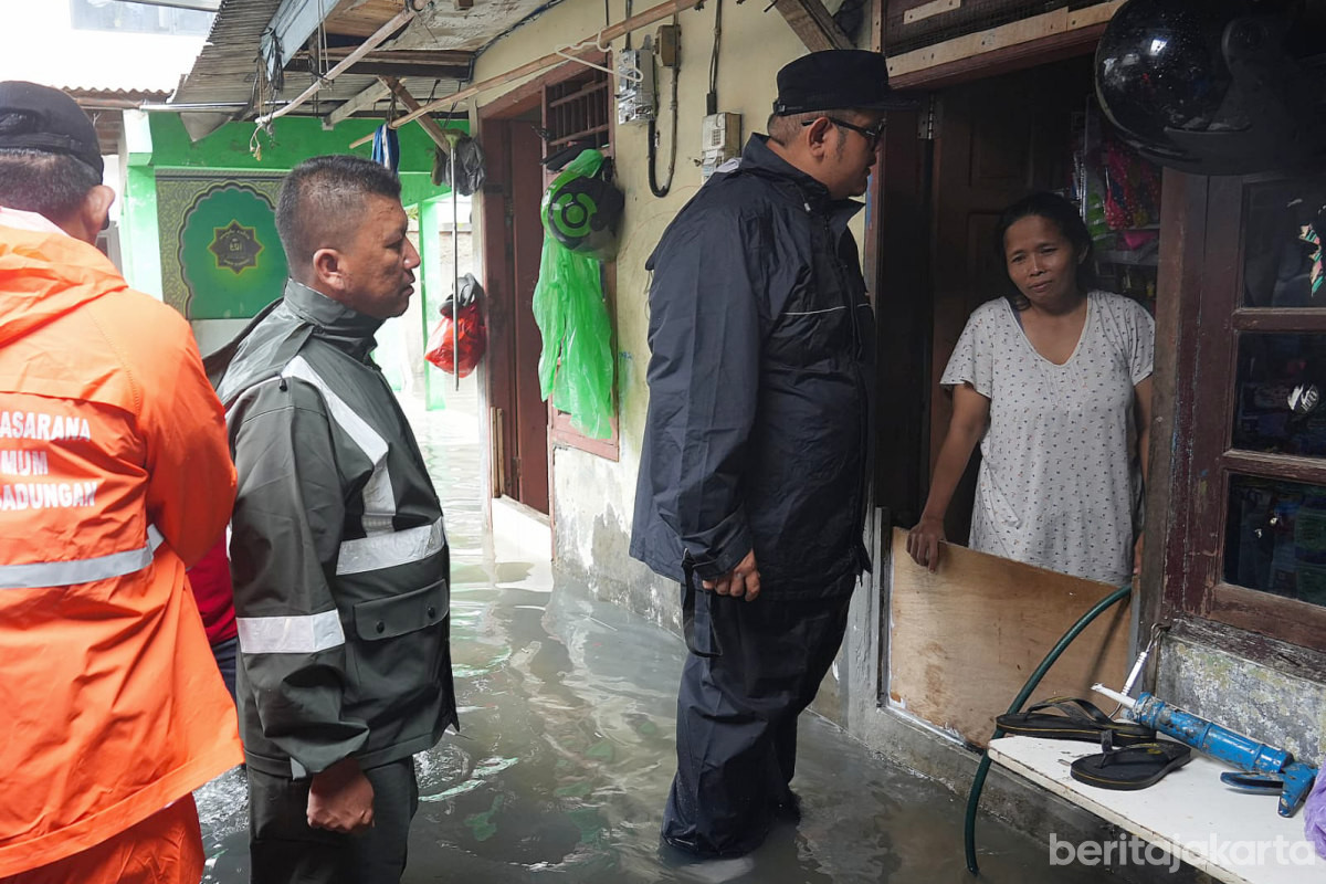 Penangan Genangan di Kelurahan Pegadungan Terus Dioptimalkan 