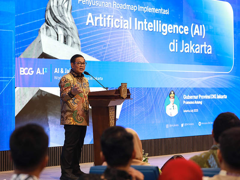  Pramono Dorong Implementasi AI Wujudkan Jakarta Kota Global