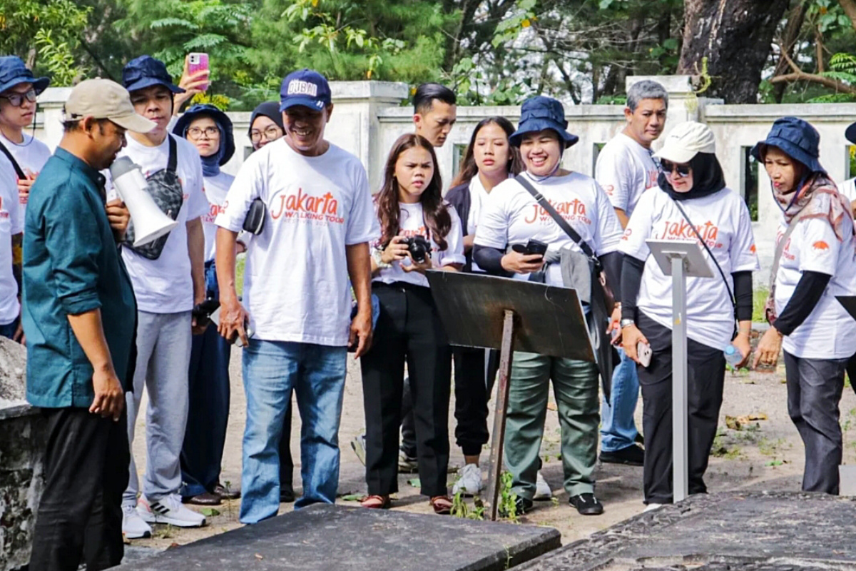Suasana kegiatan Jakarta Walking Tour Festival 2025 di Pulau Sepa dan Pulau Macan