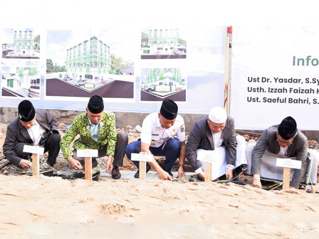 Munjirin Groundbreaking Pembangunan Kantor DMI, MUI, dan IPQAH Jaksel