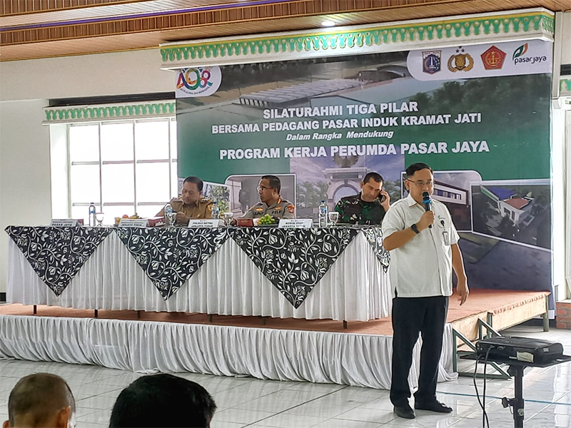  Pedagang Pasar Induk Disosialisasikan Penataan
