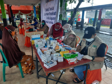 120 Warga Pulau Tidung Ikut Layanan Kesehatan Gratis Klinik Apung