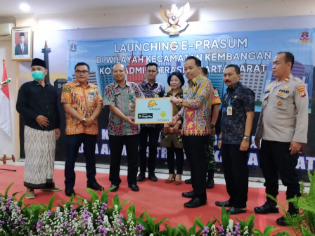 Kecamatan Kembangan Launching Aplikasi E-Prasum