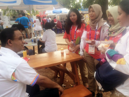  Anies Apresiasi dan Semangati Relawan Asian Games XVIII-2018 