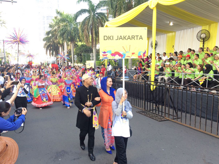 3.000 Partisipan Ramaikan Parade Asean 50 di HBKB