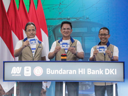 MRT Jakarta-Bank DKI Sepakati Kerja Sama Penamaan Stasiun Bundaran HI 