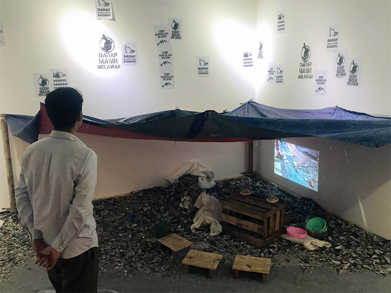 Pameran ‘Kukuh, Bertumbuh’, Ruang Dialog Tiga Perempuan Perupa dan Para Perawat Bumi