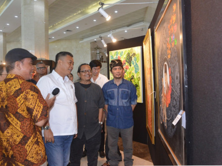 Ketua DPRD DKI Buka Pameran Lukisan