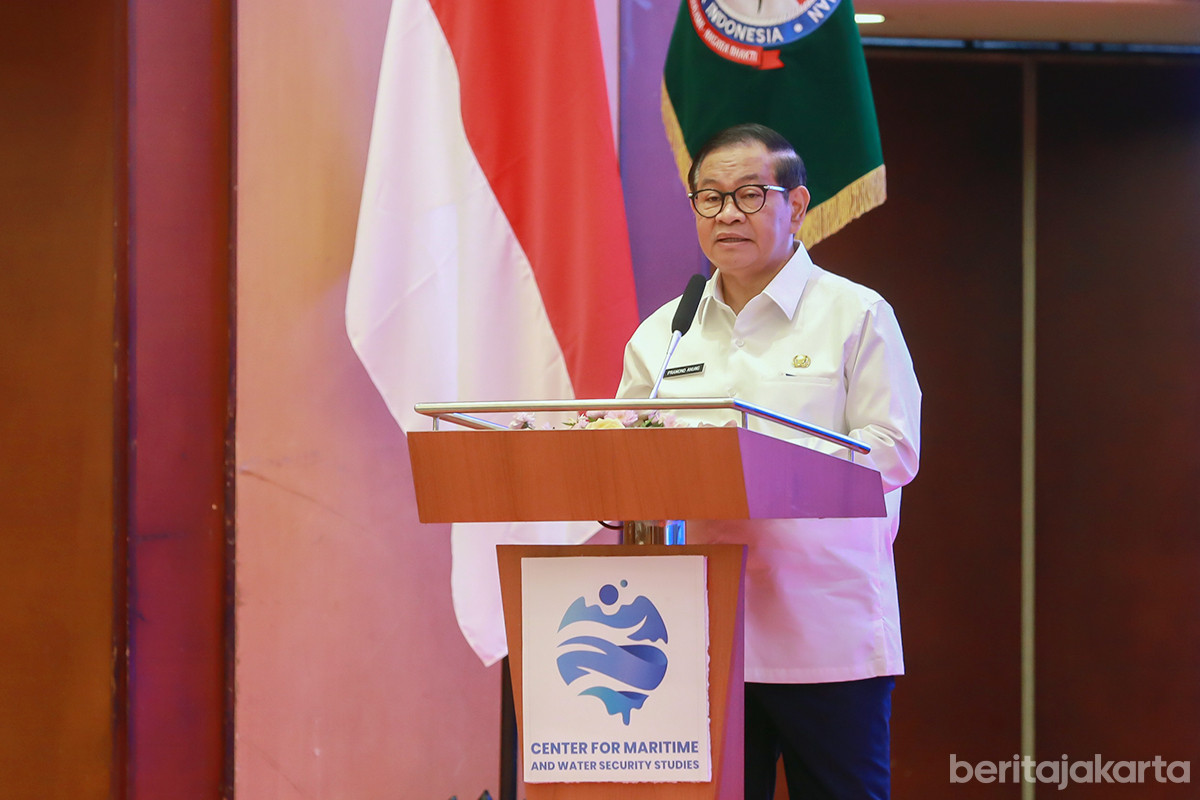 Pramono saat menjadi keynote speaker seminar Water Governance Towards Global Cities