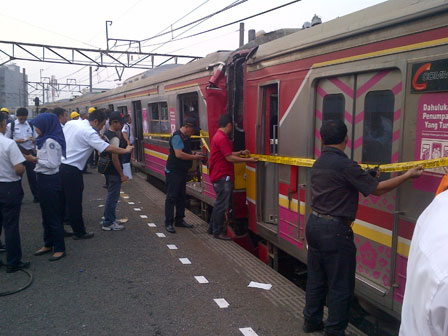 34 Penumpang Terluka Akibat Tabrakan KRL di Juanda