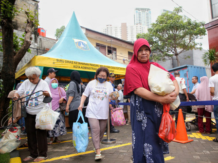 Pasar Sembako Murah Digelar di Jakarta Penuhi Kebutuhan Pangan Warga
