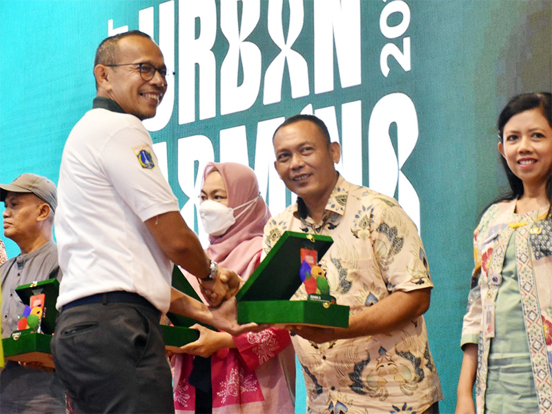 Pemkot Jaktim Dominasi Juara Festival Urban Farming DKI