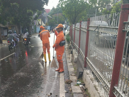 Genangan di Simpang Hek Surut