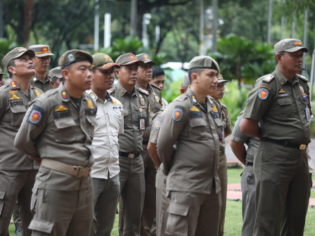 Personel Satpol PP Dikerahkan Amankan Jakarta Selama Hari Raya Lebaran