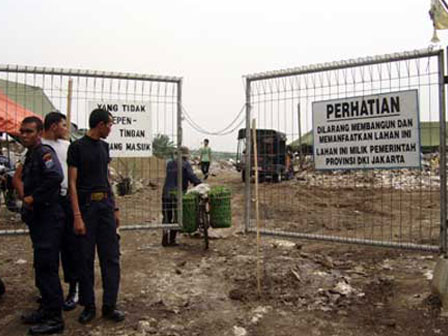 Bahkan, personel keamanan dari TNI, Polri, dan petugas Satpol PP akan dikerahkan menjaga lahan terse