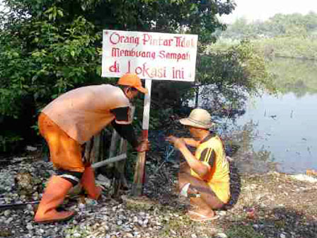 Tak Miliki TPS, Kelurahan Perketat Larangan Buang Sampah
